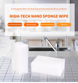 50Pcs Magic Sponge Eraser Kitchen Home Multi-function Foam Melamine Cleaner - Side View
