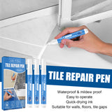 Jue Fish Tile Repair Pen Waterproof Mildew Resistant Tile Repair Pen For Bathroom Floor Crevices - Side View