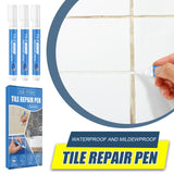 Jue Fish Tile Repair Pen Waterproof Mildew Resistant Tile Repair Pen For Bathroom Floor Crevices - 45-Degree Angle