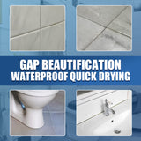 Jue Fish Tile Repair Pen Waterproof Mildew Resistant Tile Repair Pen For Bathroom Floor Crevices - Close-Up Angle