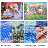 2PCS 5D Diamond Painting Kits Diamond Glue Art Kit Paint for Adults Kids DIY Gift 40x30cm - Top-Down View
