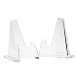 20pcs S Acrylic Clear Stand for Trading Card PSA Pokemon Card Holders Stand - 45-Degree Angle