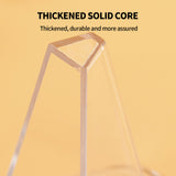 12pcs L Acrylic Clear Stand for Trading Card PSA Pokemon Card Holders Stand - Front View