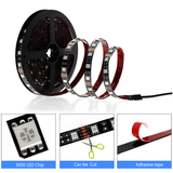 3M RGB LED Strip Lights IP65 Waterproof 5050 300LEDs 12V USB Bluetooth Gift - Side View