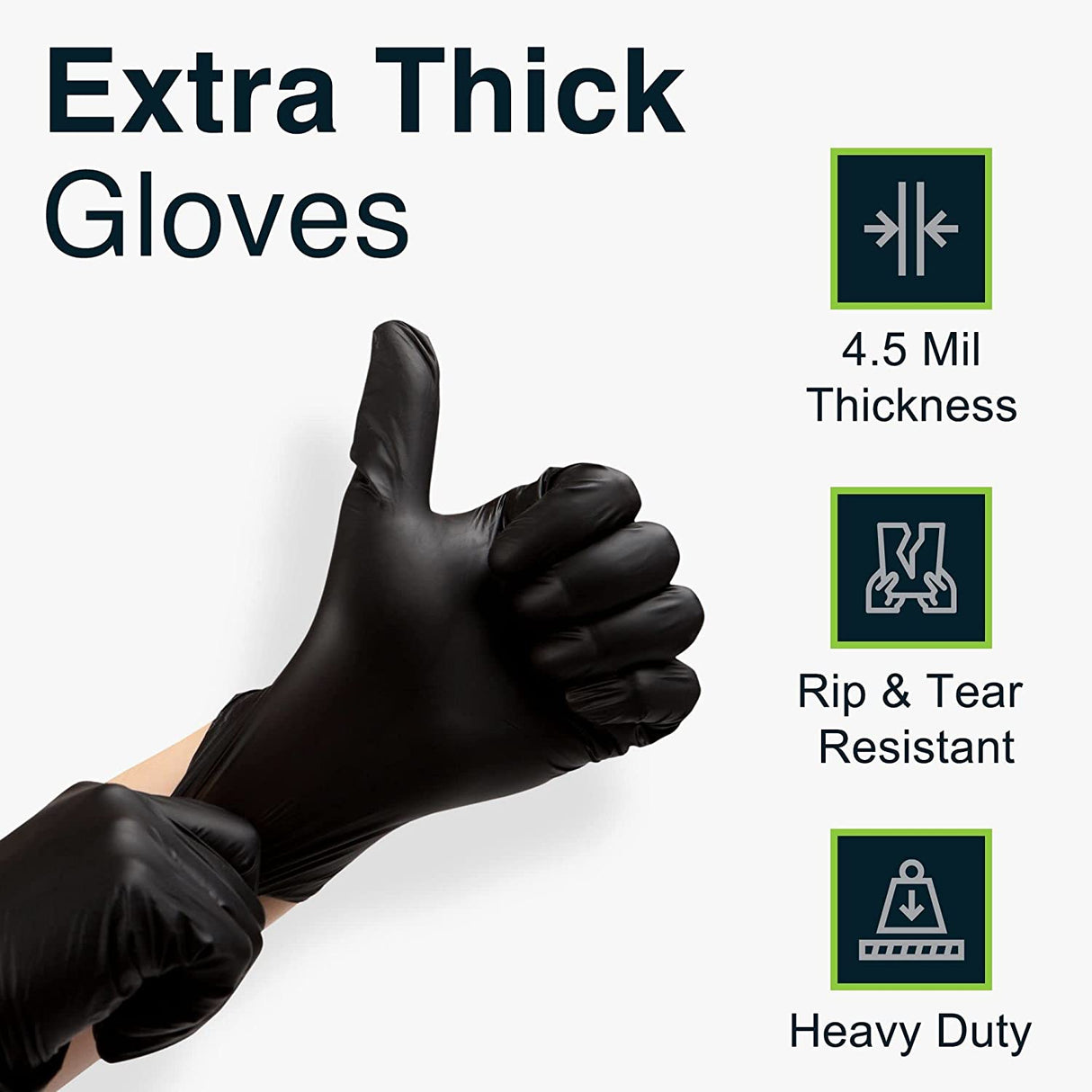 6g Flexible Disposable Nitrile Gloves For Mechanic Work Food Prepa 100pcs L