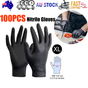 6g Flexible Disposable Nitrile Gloves For Mechanic Work Food Prepa 100pcs XL