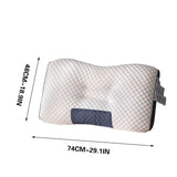 2 pcs Pain Relief Ergonomic Pillow Adjustable Contour Orthopedic Cervical Bed Pillow - Front View