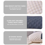 2 pcs Pain Relief Ergonomic Pillow Adjustable Contour Orthopedic Cervical Bed Pillow - Extra Image