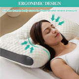 2 pcs Pain Relief Ergonomic Pillow Adjustable Contour Orthopedic Cervical Bed Pillow - Extra Image