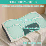 2 pcs Pain Relief Ergonomic Pillow Adjustable Contour Orthopedic Cervical Bed Pillow - Extra Image