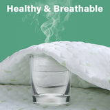 Mattress Protector Bamboo Cotton Mattress Cover Waterproof S Fitted Cover - 45-Degree Angle