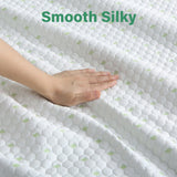 Mattress Protector Bamboo Cotton Mattress Cover Waterproof S Fitted Cover - Rear View