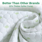 Mattress Protector Bamboo Cotton Mattress Cover Waterproof S Fitted Cover - Extra Image