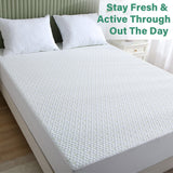 Mattress Protector Bamboo Cotton Mattress Cover Waterproof S Fitted Cover - Extra Image
