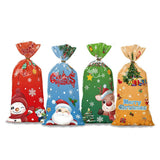 50 PCS Christmas Gift Bags with Assorted Christmas Prints for Xmas Gift Bags - Extra Image
