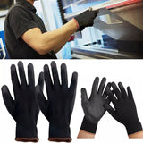 24PCS Antistatic Nylon Gloves Work Safety Working Mechanic Gloves Garden Builder - Front View