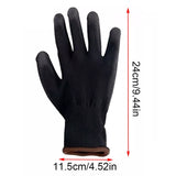 24PCS Antistatic Nylon Gloves Work Safety Working Mechanic Gloves Garden Builder - Top-Down View