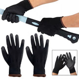 24PCS Antistatic Nylon Gloves Work Safety Working Mechanic Gloves Garden Builder - Close-Up Angle