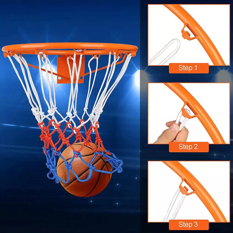 45CM Basketball Ring Hoop Net Wall Mounted Outdoor Hanging Basket ProfessionalAU