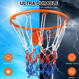 45CM Basketball Ring Hoop Net Wall Mounted Outdoor Hanging Basket ProfessionalAU - Close-Up Angle