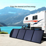 160W 160Watt Folding Solar Panel Blanket Mat Flexible Mono Power Camping RV USB 12V - Extra Image