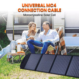 160W 160Watt Folding Solar Panel Blanket Mat Flexible Mono Power Camping RV USB 12V - Extra Image