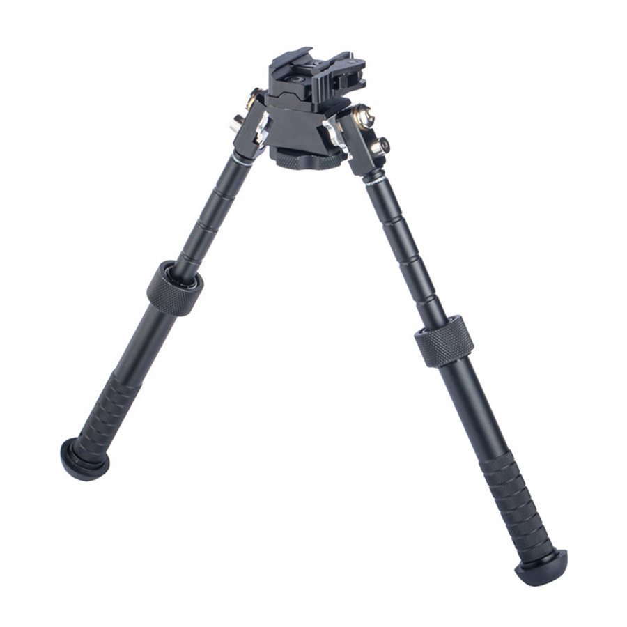 6.5- 9" Foldable QD Picatinny Rail Mount V8 Adjustable Bipod