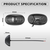 10X LED Clearance Lights Amber Red Side Marker Lamp Truck Trailer Caravan 12-24V - Extra Image