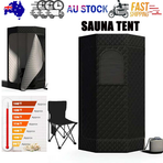 Home Portable Steam Sauna Tent w/Remote Control Foldable Chair Loss Weight AU