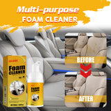 Foam Cleaner, Leather Seat Supplies Decontamination Multi-Functional Interior Cleaner - Top-Down View