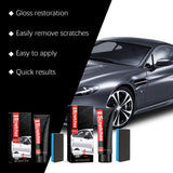 cratches Remover, Paint Cleaning Decontamination Wax Scratch Retreading Paste Repair Car Wax - Front View