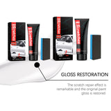 cratches Remover, Paint Cleaning Decontamination Wax Scratch Retreading Paste Repair Car Wax - Close-Up Angle