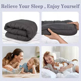 5CM Bedding Luxury Pillowtop Mattress Topper Mat Pad Antibacterial and dust mite-resistant Queen:153*203cm - Front View