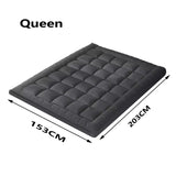 5CM Bedding Luxury Pillowtop Mattress Topper Mat Pad Antibacterial and dust mite-resistant Queen:153*203cm - Side View