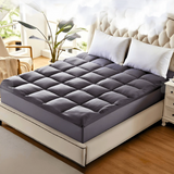 5CM Bedding Luxury Pillowtop Mattress Topper Mat Pad Antibacterial and dust mite-resistant King:183*203cm - Low Angle