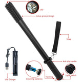 90000LM Baseball Bat LED Flashlights Waterproof Powerful Aluminium for Emergency - Low Angle