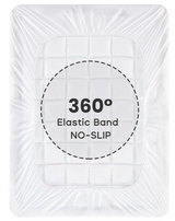 5CM Bedding Luxury Pillowtop Mattress Topper Mat Pad Antibacterial and dust mite-resistant Double:138*188cm - Front View