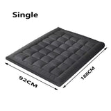 5CM Bedding Luxury Pillowtop Mattress Topper Mat Pad Antibacterial and dust mite-resistant Single:92*188 - Front View