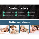 5CM Bedding Luxury Pillowtop Mattress Topper Mat Pad Antibacterial and dust mite-resistant Single:92*188
