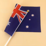 Small Waver Hand Held Aussie Flags Party Supplies Banner AU 8pcs Australia Flag - Low Angle