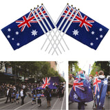 Small Waver Hand Held Aussie Flags Party Supplies Banner AU 8pcs Australia Flag - Extra Image