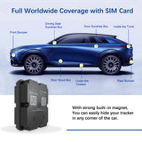 4G GPS Tracker for Car/Moto/Luggage - Waterproof, Real-time Tracking 30 Days Battery Life, Remote Control via Trial App.