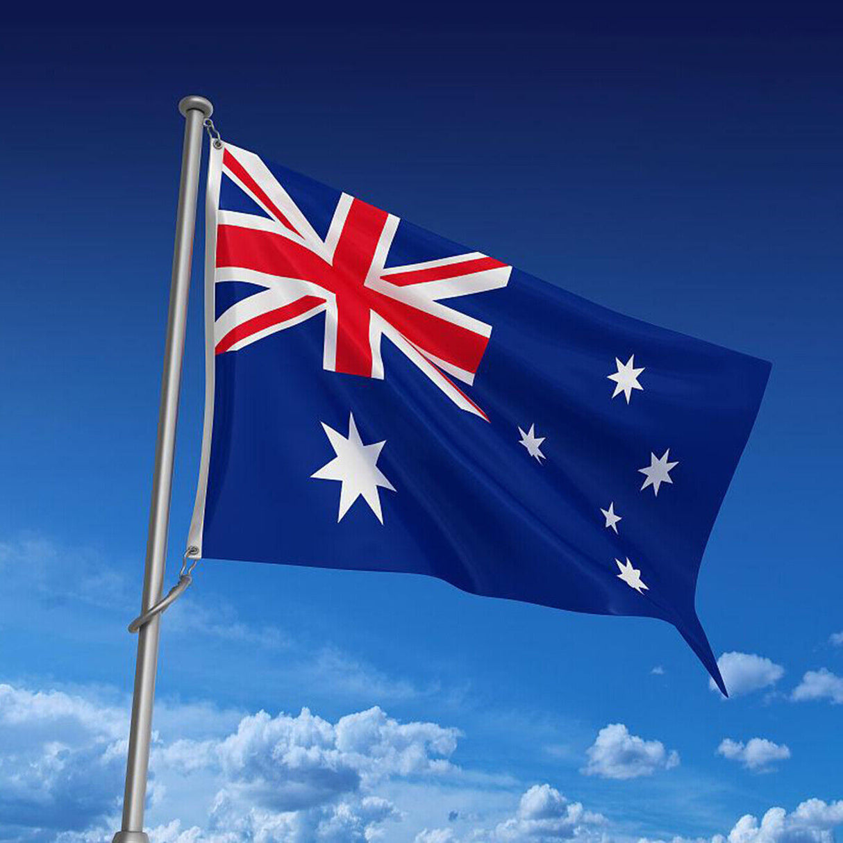 2 Pack Australian Aussie Flag Australia Day Oz AU 2x3ft 60x90cm Polyester
