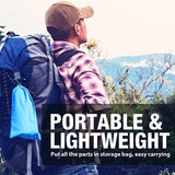 Survival Portable Water Purifier Filter Straw Gravity Water Filtration System 3L - Front View