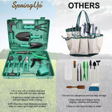 Shovel Harrow Potted Flower Gardening Tools Gift Kit Glove Garden Tool 10Pcs/Set - Top-Down View