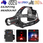 LED Camping Headlamp Rechargeable Headlight Head Torch Fishing Light