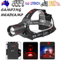 LED Camping Headlamp Rechargeable Headlight Head Torch Fishing Light