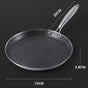 28cm Stainless Steel Crepe Pan Non-Stick Pan Honeycomb Coating Frying Pan Pizza6299