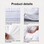 1 Pack Luxury Hotel Pillows Standard Queen Size – Soft Down Alternative 5 Star