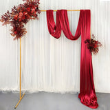 Wedding Arch Gold Square Backdrop Flower Display Stand Background 2.2M - 45-Degree Angle